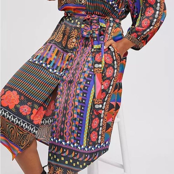 Anthropologie Farm Rio Ciela Midi Shirtdress XS 
New with out tags - Picture 5 of 12